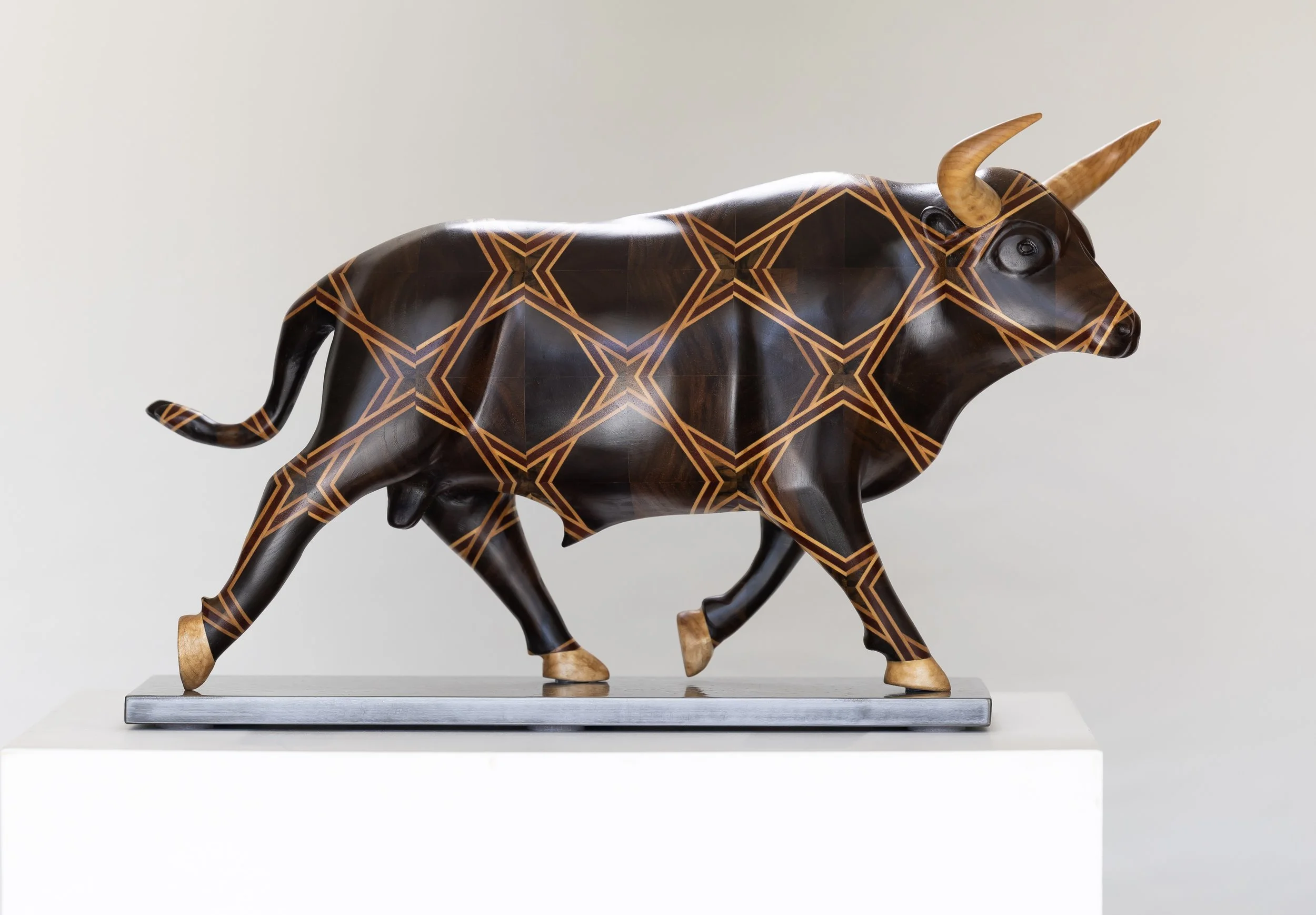 Helical Bull - SOLD — Blake McFarland Sculptures